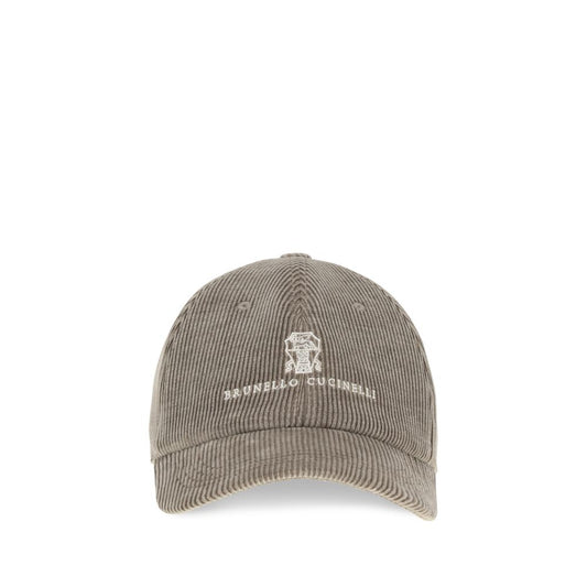 Brunello Cucinelli Beige Cotton Cap Baseball Hat Brunello Cucinelli