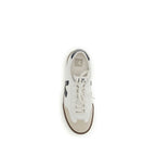 Veja white calf leather Bos Taurus athletic sneakers with laces and sporty design, perfect for casual and active wear.