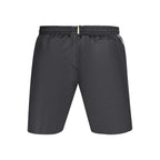Hugo Boss Nero polyester men's shorts in black, featuring a sleek design and comfortable fit, suitable for casual wear.