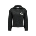 Black viscose sweatshirt by Isabel Marant Étoile with a relaxed fit, featuring a crew neckline and subtle branding details.
