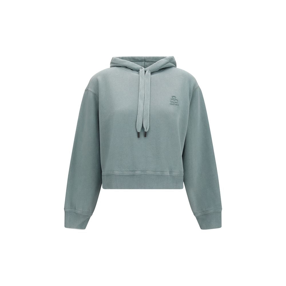 Gray cotton sweatshirt from Isabel Marant Étoile featuring a relaxed fit and subtle branding, perfect for casual wear.