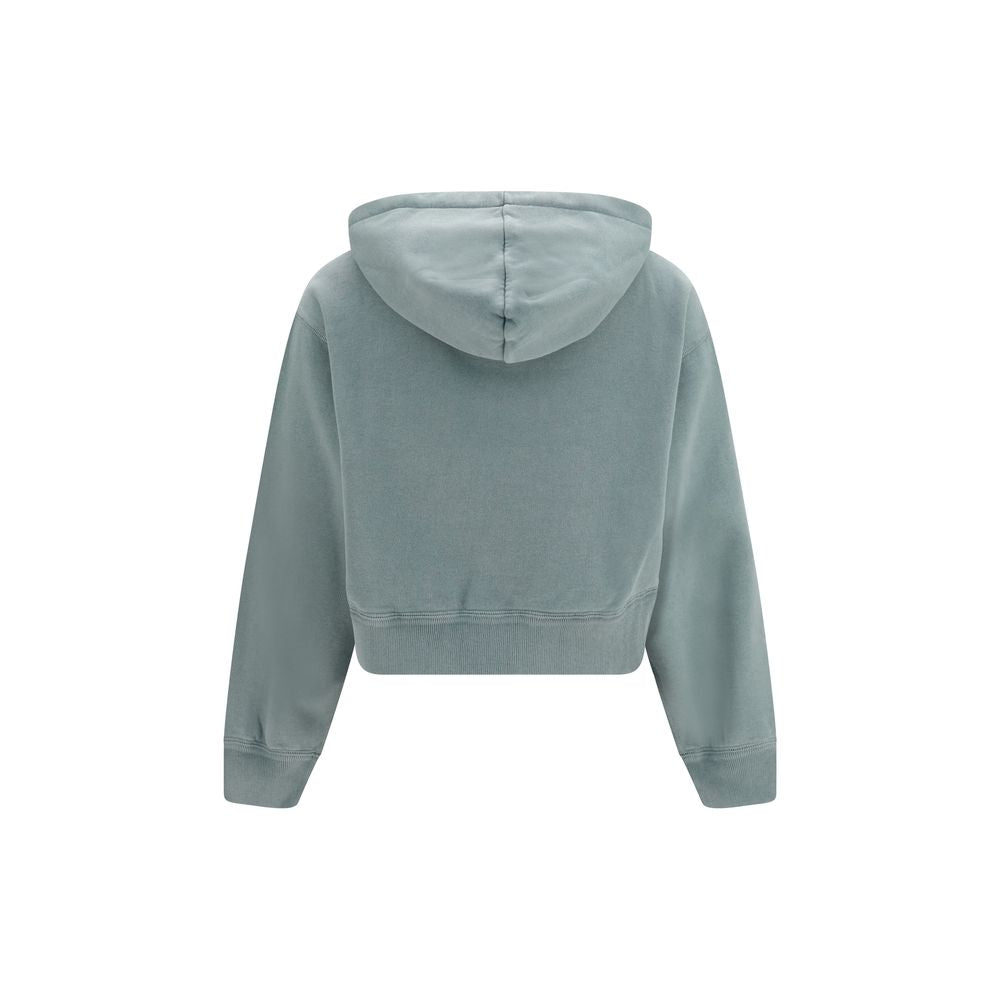 Gray cotton sweatshirt from Isabel Marant Étoile featuring a relaxed fit and subtle branding, perfect for casual wear.