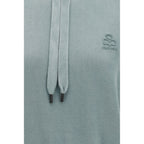 Gray cotton sweatshirt by Isabel Marant Étoile featuring a relaxed fit and subtle branding, displayed on a clothing hanger.