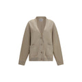 Beige cotton cardigan from Isabel Marant Étoile featuring a relaxed fit and button closure, ideal for casual and stylish looks.
