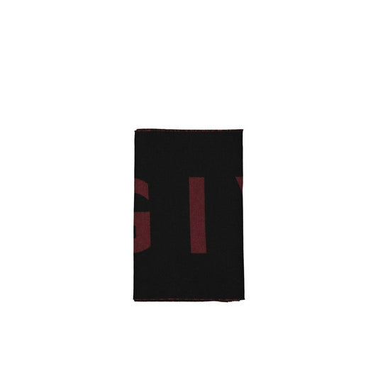 Givenchy Black Virgin Wool Foulard Givenchy