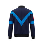 Blue cotton women's sweatshirt by Mr&Mrs Italy featuring a relaxed fit and casual style.