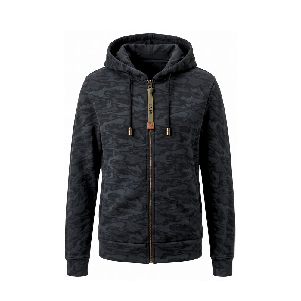 Black cotton women's sweatshirt by Mr&Mrs Italy featuring a relaxed fit and minimalistic design.