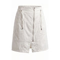 White women’s skirt by Mr&Mrs Italy made from lightweight material, styled with a high waist and flowing silhouette.
