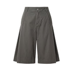 Grey cotton women’s shorts by Mr&Mrs Italy, featuring a comfortable fit and casual style.
