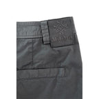 Grey cotton women’s shorts by Mr&Mrs Italy, casual and comfortable with a relaxed fit and subtle stitching details.
