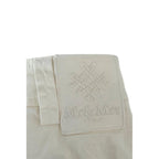 White cotton women's shorts from Mr&Mrs Italy with a relaxed fit and casual style, featuring a comfortable waistband.