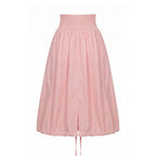 Pink polyester women's skirt by Mr&Mrs Italy, stylish and flowy with a comfortable fit, perfect for casual or dressy occasions.