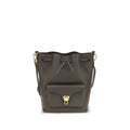 Coccinelle brown calf leather Bos Taurus backpack bag with sleek design and adjustable straps.