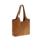 Brown calf leather Bos Taurus shoulder bag by Coccinelle with silver-tone hardware and sleek design.