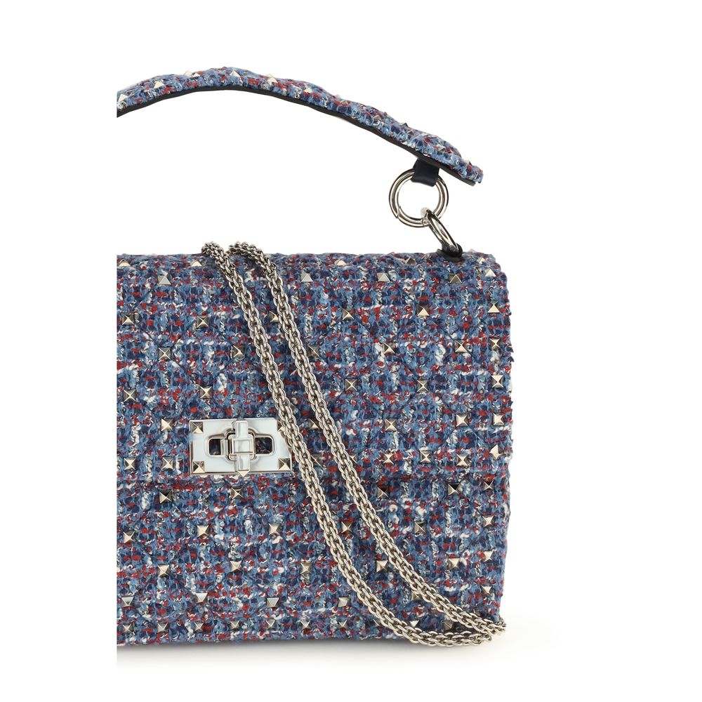 Valentino Garavani Blue Fabric Shoulder Bag Valentino Garavani