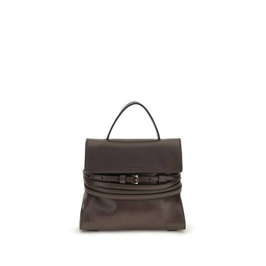 Moschino Brown Goatskin Shoulder Bag Moschino