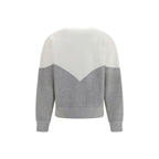 Gray cotton sweatshirt from Isabel Marant Étoile with a relaxed fit and subtle branding, displayed on a plain background.