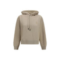 Beige cotton sweatshirt from Isabel Marant Étoile with a relaxed fit and casual style, shown on a model.