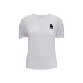 White linen t-shirt by Isabel Marant Étoile featuring a relaxed fit and simple crew neckline, perfect for casual wear.
