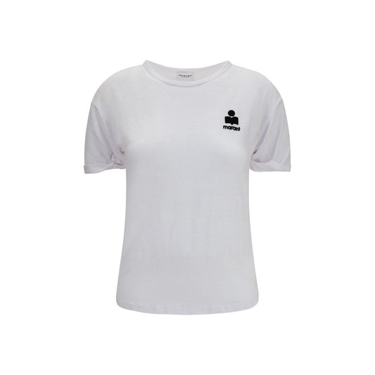 Isabel Marant Étoile White Linen T-Shirt Isabel Marant Étoile