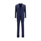 Lardini Blue Wool Oves Aries Two-Piece Suit