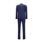 Lardini Blue Wool Oves Aries Two-Piece Suit