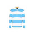 White cotton polo shirt from Paul & Shark featuring a classic collar and short sleeves, displayed on a plain background.