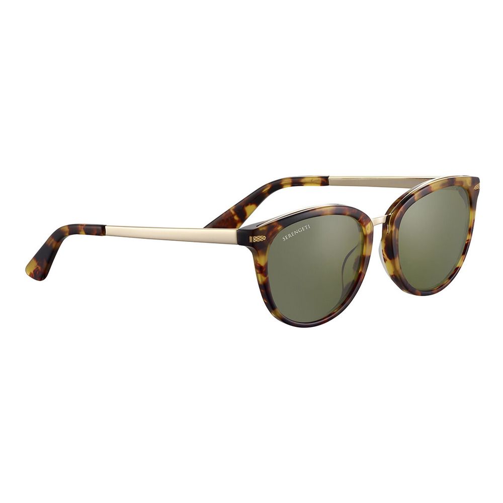 Serengeti Brown Plastic Sunglasses