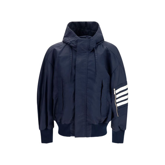 Thom Browne Black Cotton Shell Jacket Thom Browne