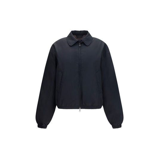 Our Legacy Black Cotton Full-Length Jacket Our Legacy