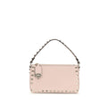Valentino Garavani multicolor calf leather Bos Taurus shoulder bag with gold-tone hardware and adjustable strap.