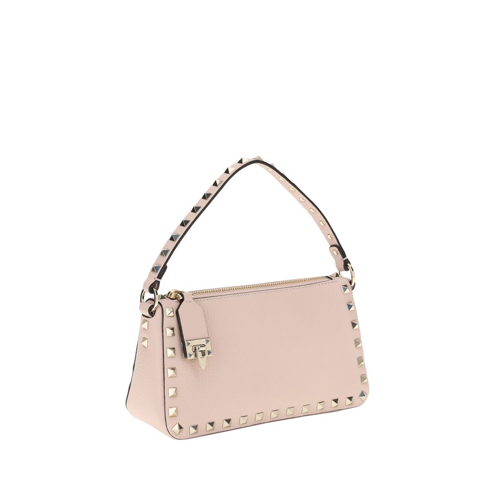 Valentino Garavani multicolor calf leather Bos Taurus shoulder bag with a structured design and top handle.