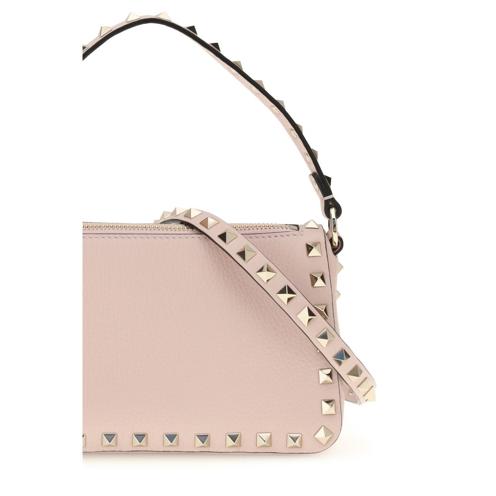 Valentino Garavani multicolor calf leather Bos Taurus shoulder bag with bold design and structured shape.