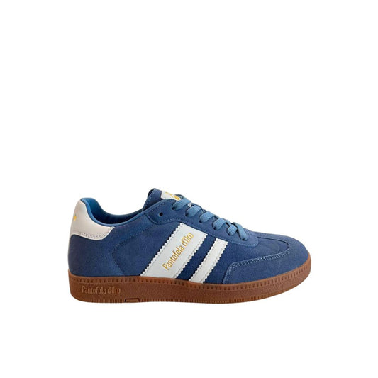 Pantofola D'Oro Blue Suede Men's Sneakers Pantofola D'Oro