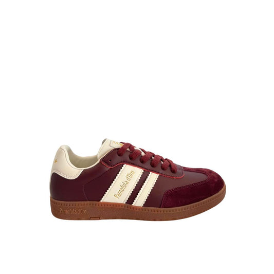 Pantofola D'Oro Red Suede Men's Sneaker Pantofola D'Oro