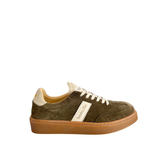 Pantofola D'Oro Green Suede Men Sneaker Pantofola D'Oro