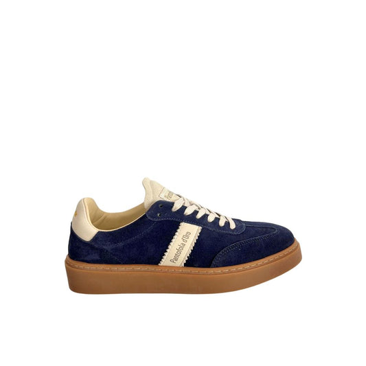 Pantofola D'Oro Blue Suede Men Sneakers Pantofola D'Oro