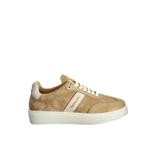 Pantofola D'Oro Beige Suede Men Sneaker Pantofola D'Oro