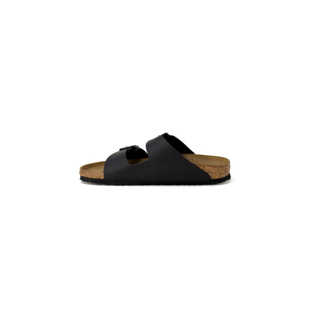 Birkenstock Black Synthetic Flat Sandals Birkenstock