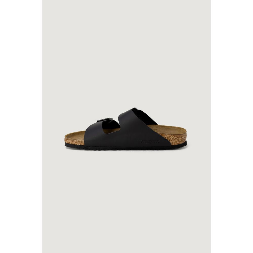 Birkenstock Black Synthetic Flat Sandals Birkenstock