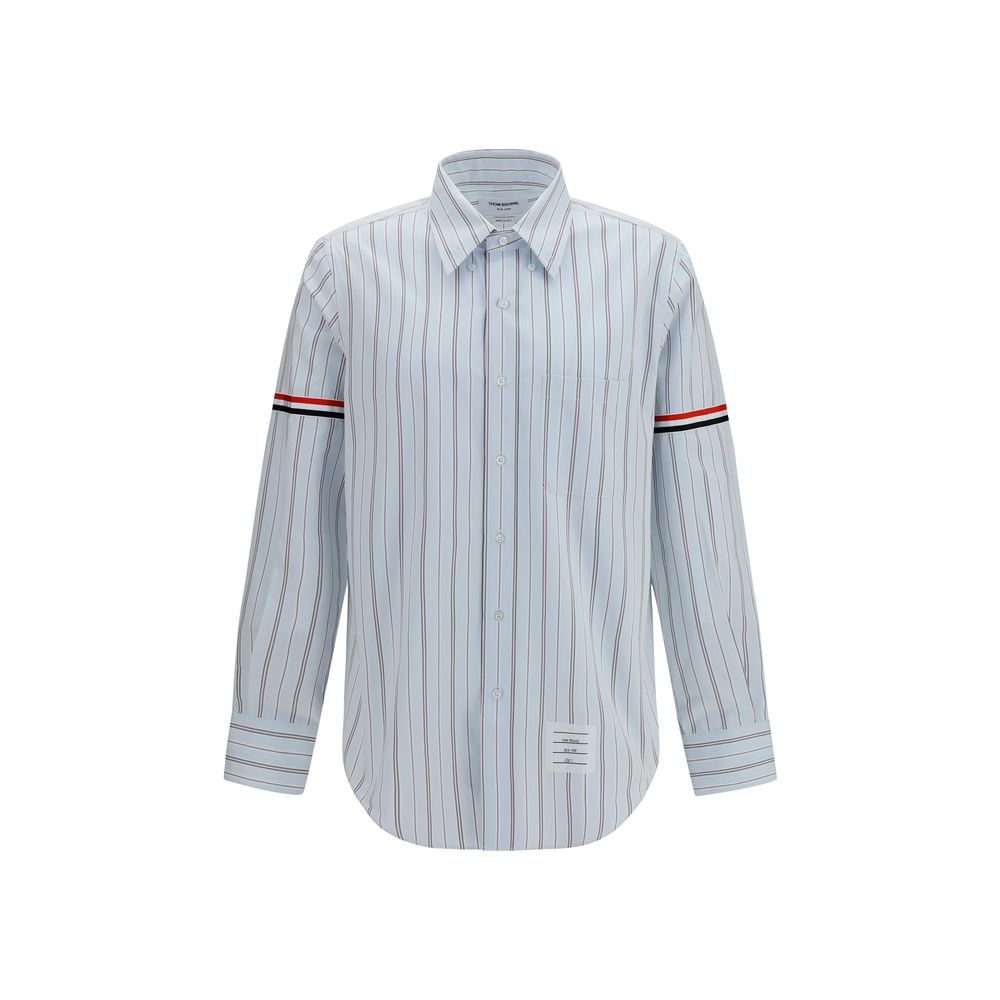 Thom Browne Blue Cotton Dress Shirt - Eljoys Fashion 