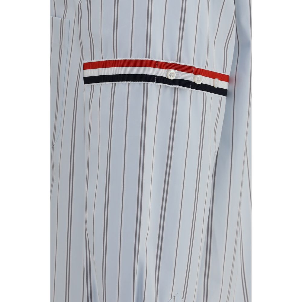 Thom Browne Blue Cotton Dress Shirt - Eljoys Fashion 