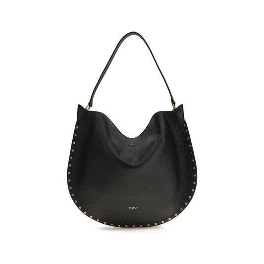 Isabel Marant Black Calf Leather Bos Taurus Shoulder Bag Isabel Marant
