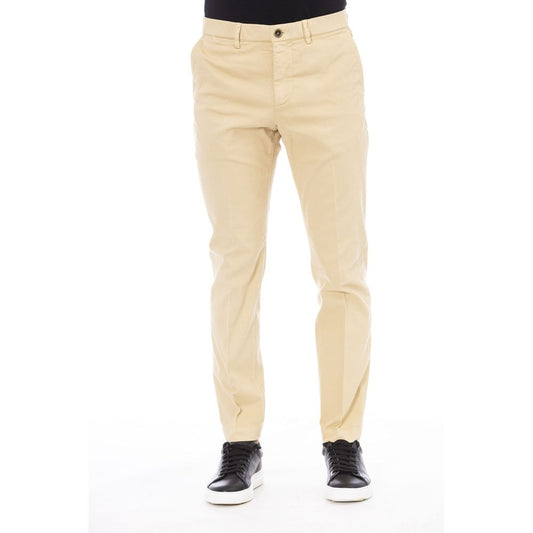 Peserico Beige Cotton Men's Pant Peserico