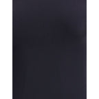 Wolford black polyamide bodysuit featuring long sleeves and seamless design, form-fitting and stylish for everyday wear.
