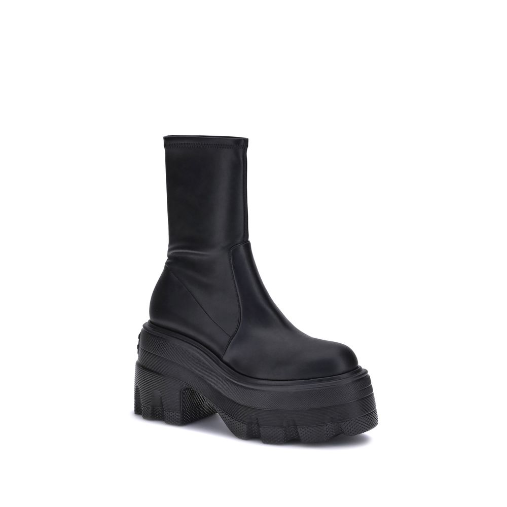 Casadei Black Polyamide Boots Casadei