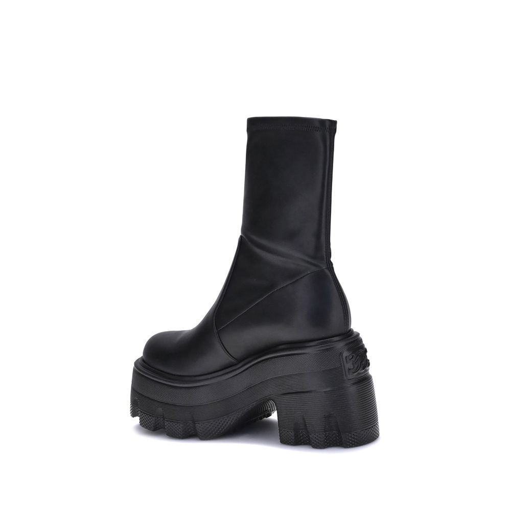 Casadei Black Polyamide Boots Casadei