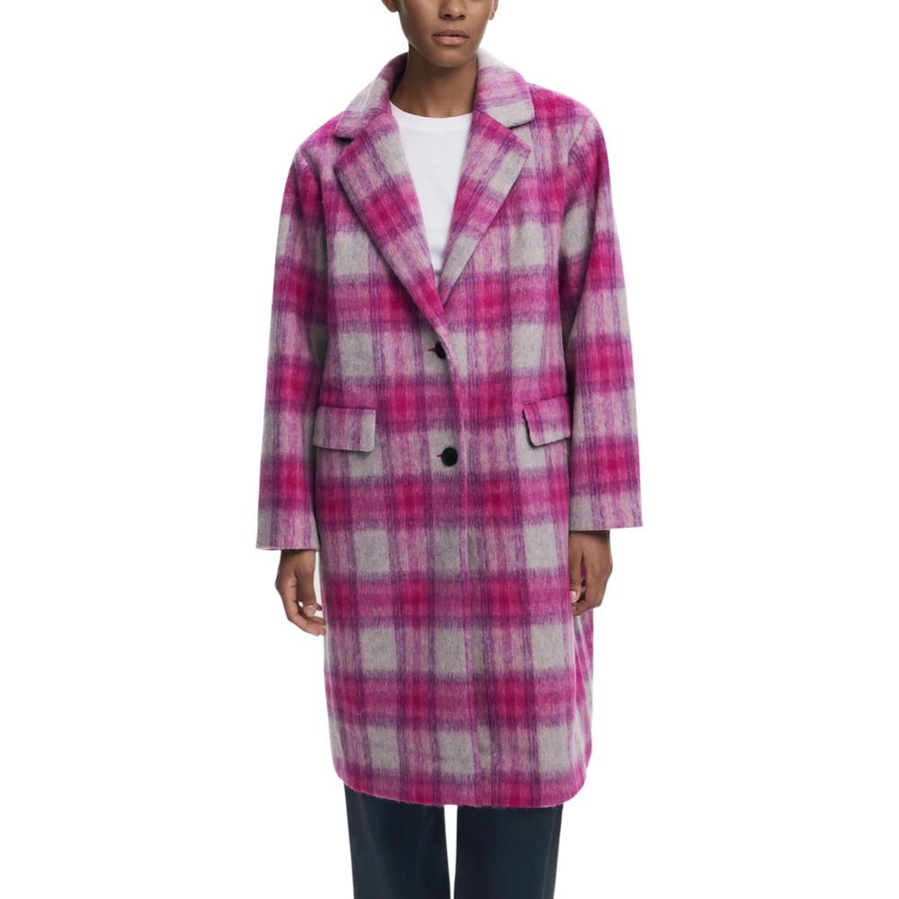 Desigual Multicolor Polyester Coat Desigual