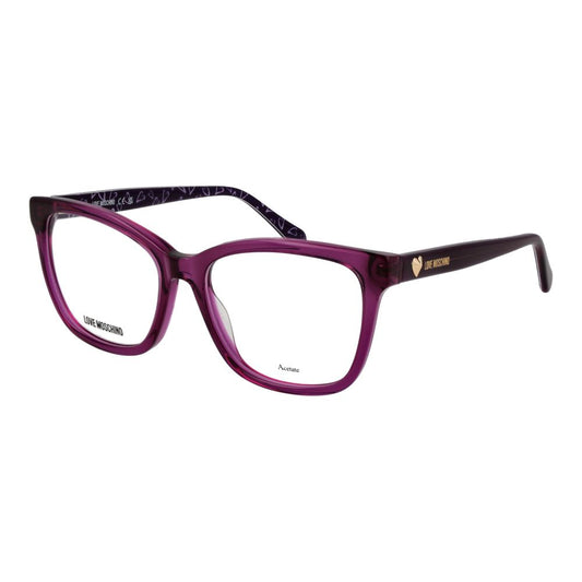 Love Moschino Purple Acetate Glasses Frames Love Moschino