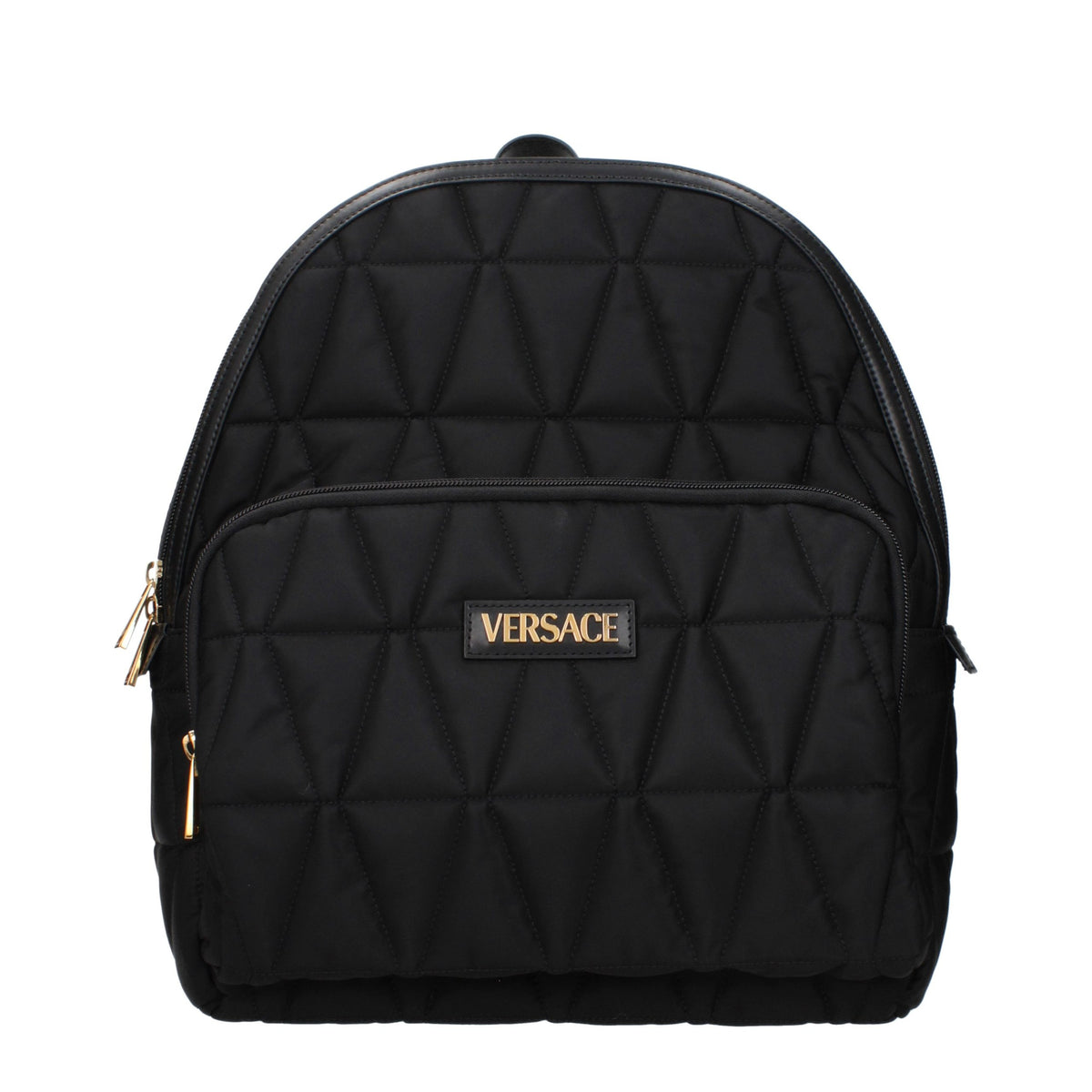 Versace Black Fabric Backpack - Eljoys Fashion 